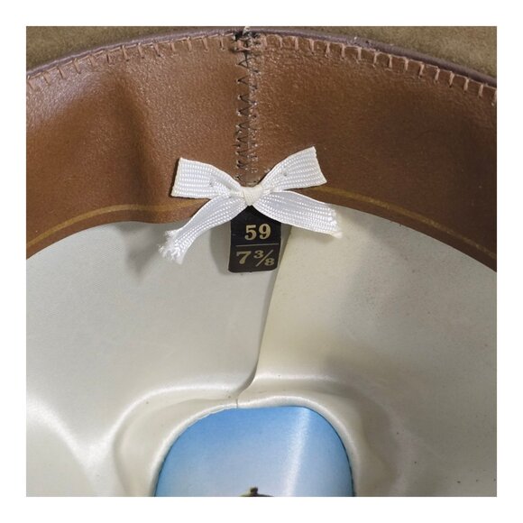 Stetson Range WF2050 4X Beaver Hat in Acorn 3" Brim Size 7 3/8 w/ Box Made USA - Picture 9 of 16